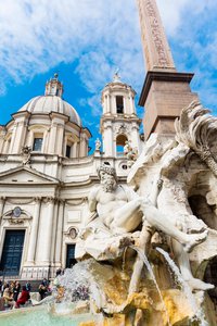Rome, Italië. Piazza Navona.